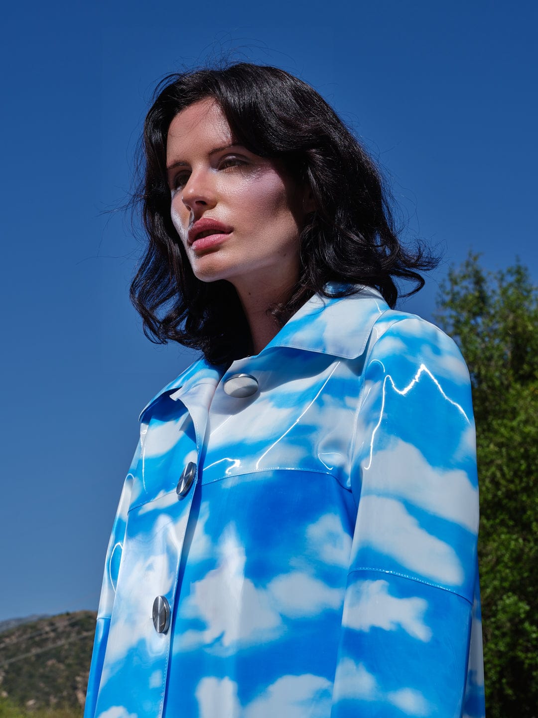 Sky I-Spy Cloud Print Coat-Leeann Huang-APOC STORE