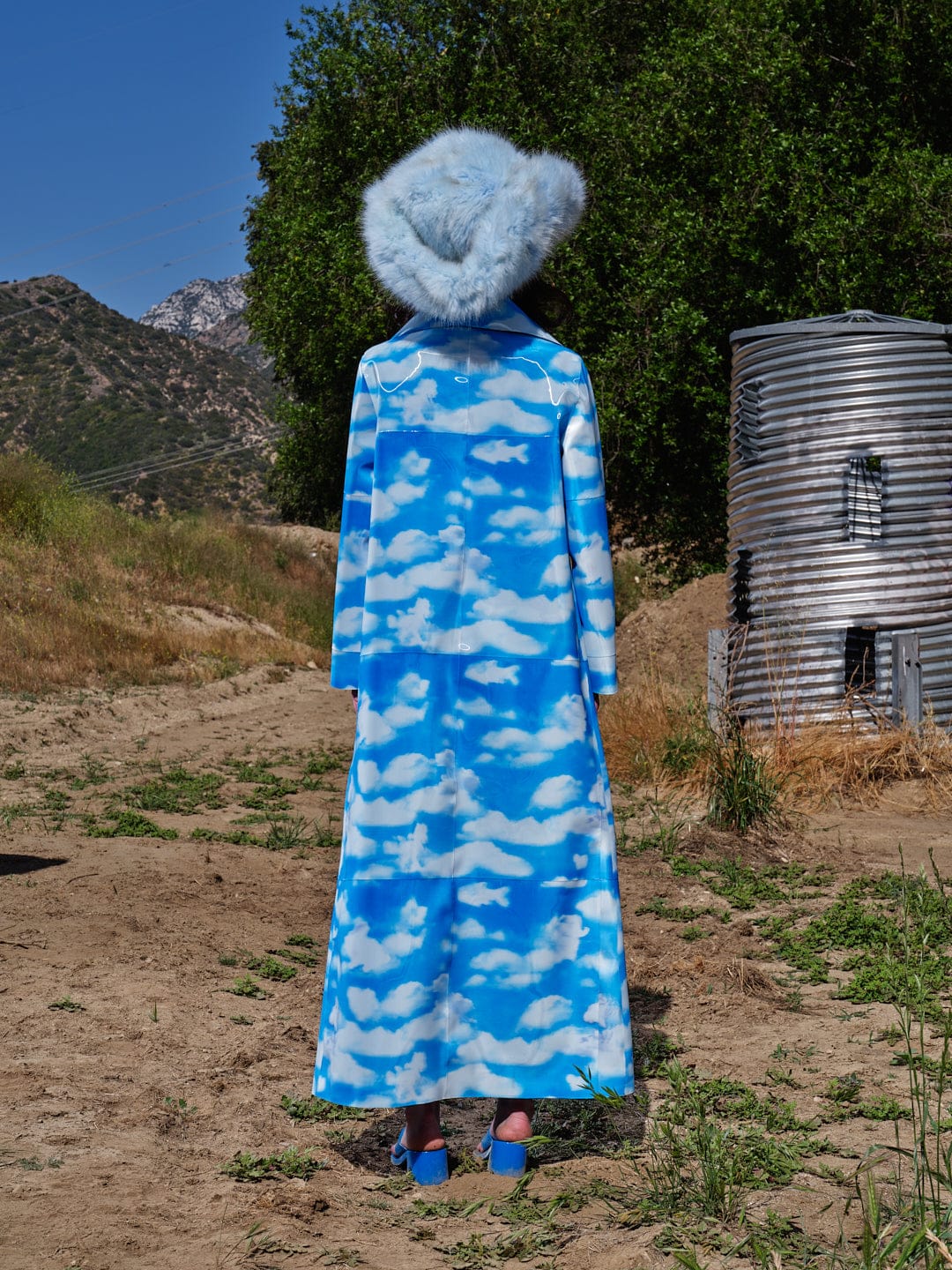 Sky I-Spy Cloud Print Coat-Leeann Huang-APOC STORE