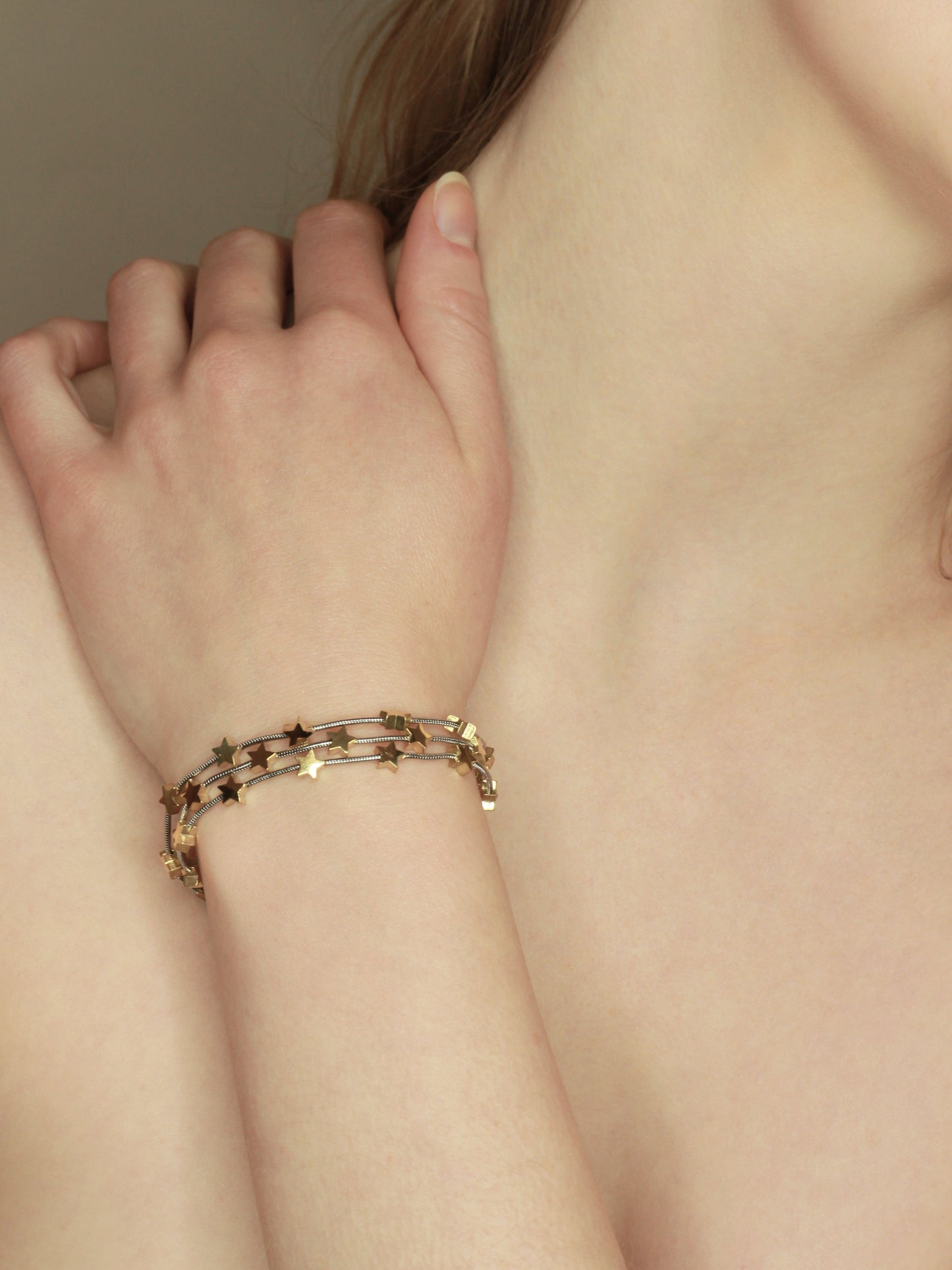 Lil Star Necklace Long Gold-Marland Backus-APOC STORE
