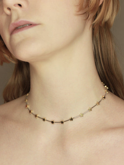 Lil Star Necklace Short Gold-Marland Backus-APOC STORE