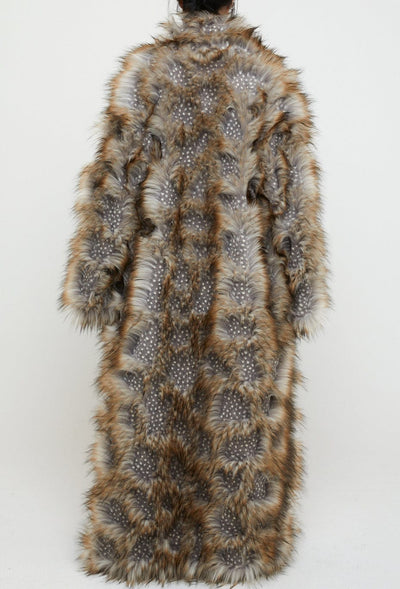 Shaved Fur Long Coat-Nibgnus-APOC STORE