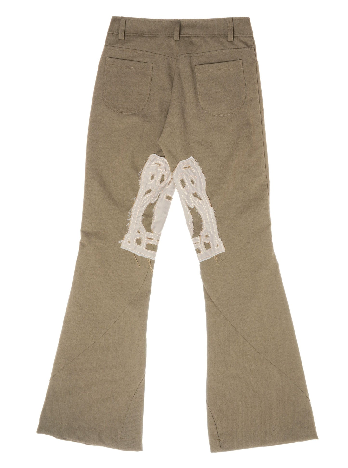 Embroidered Trousers-GARBAGE CORE-APOC STORE