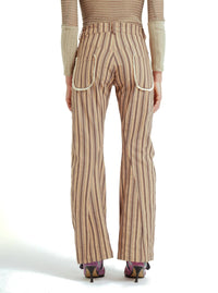 13 Buttons Striped Trousers-GARBAGE CORE-APOC STORE