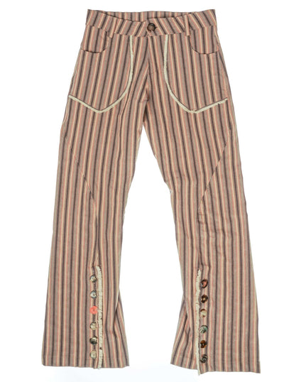 13 Buttons Striped Trousers-GARBAGE CORE-APOC STORE