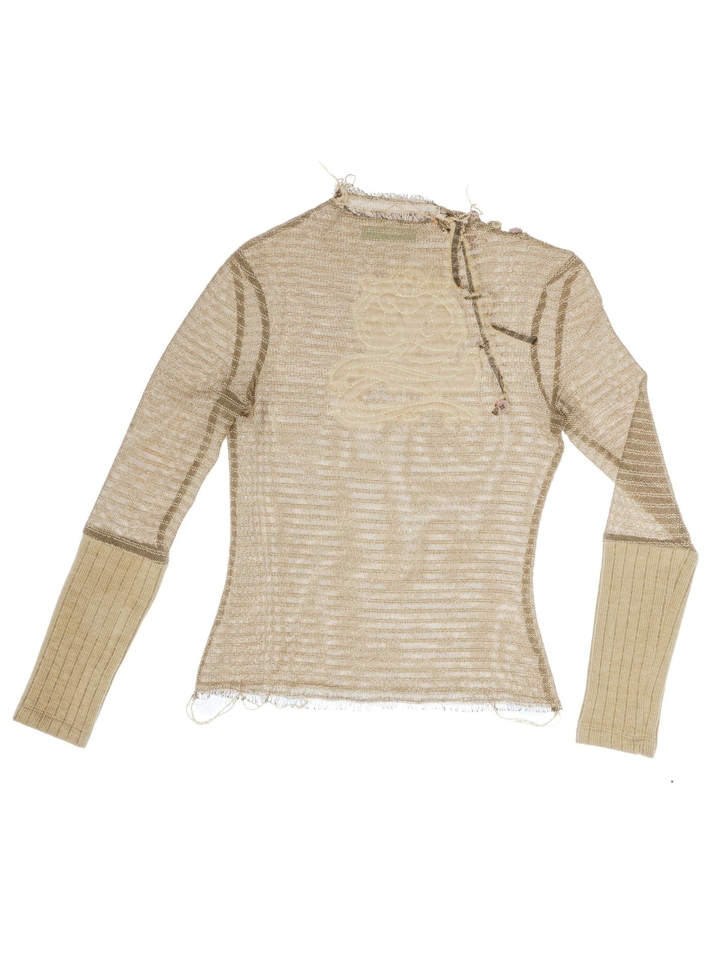 Embroidered Long Sleeve-GARBAGE CORE-APOC STORE