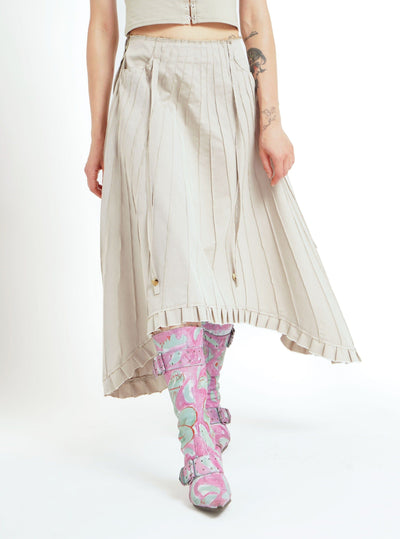 Multi Veining Skirt-GARBAGE CORE-APOC STORE
