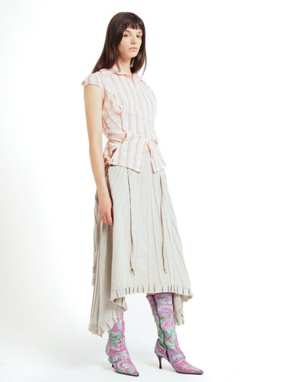 Multi Veining Skirt-GARBAGE CORE-APOC STORE