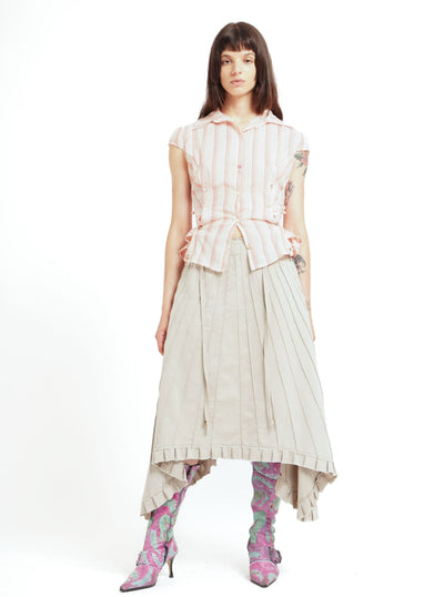 Multi Veining Skirt-GARBAGE CORE-APOC STORE