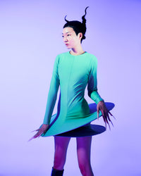 Basic Tight Top In Pistachio-Sun Woo-APOC STORE