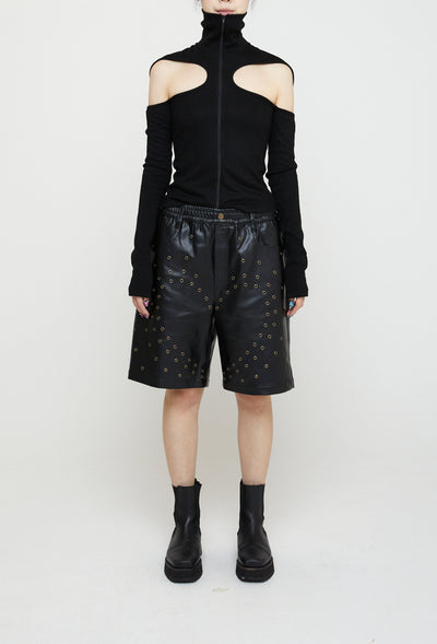 Mago Zip Up Black-Nibgnus-APOC STORE