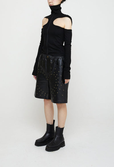 Mago Zip Up Black-Nibgnus-APOC STORE