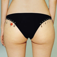 Charm Bikini Black-Nibgnus-APOC STORE