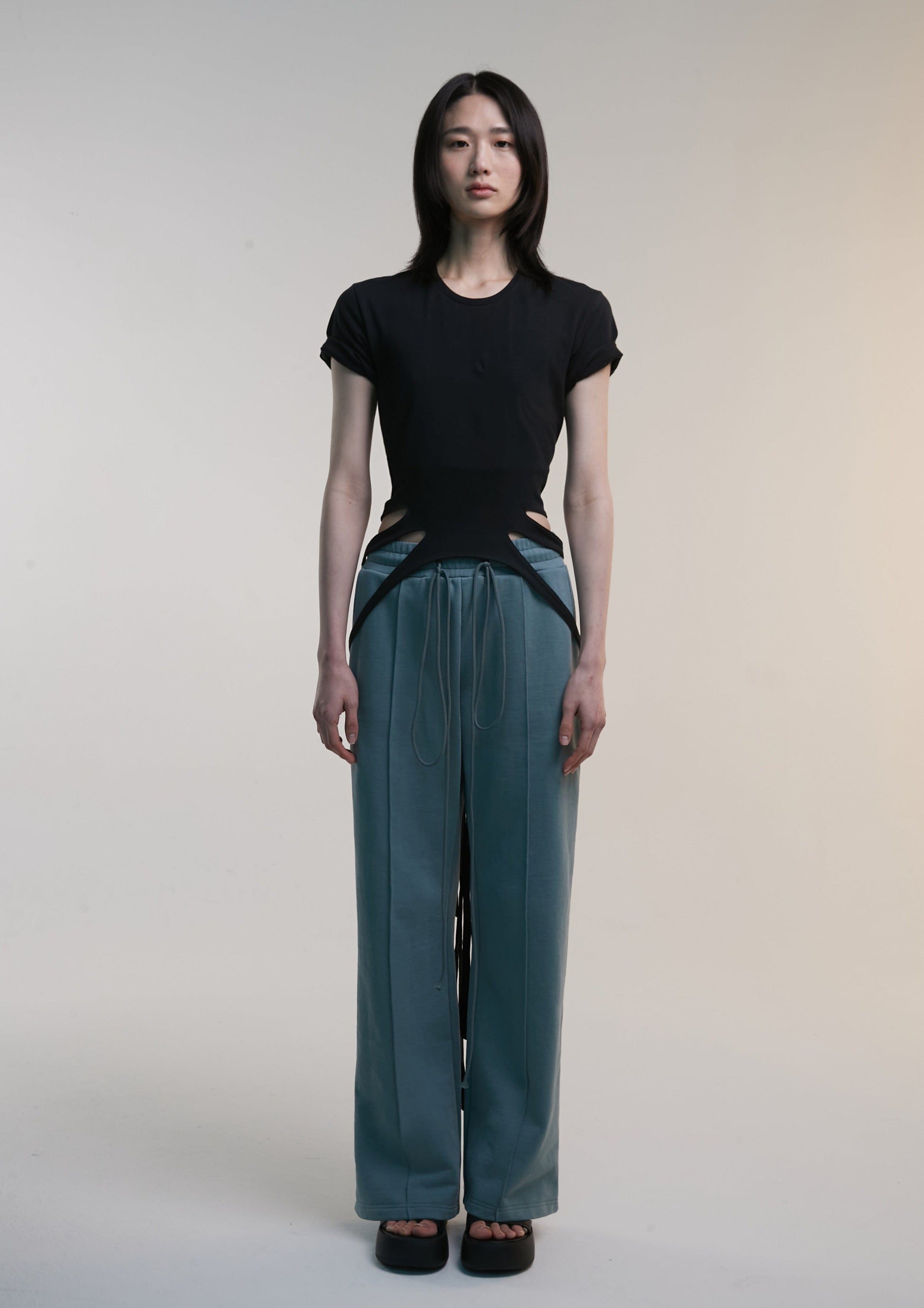 Knot Tee Black-Nibgnus-APOC STORE