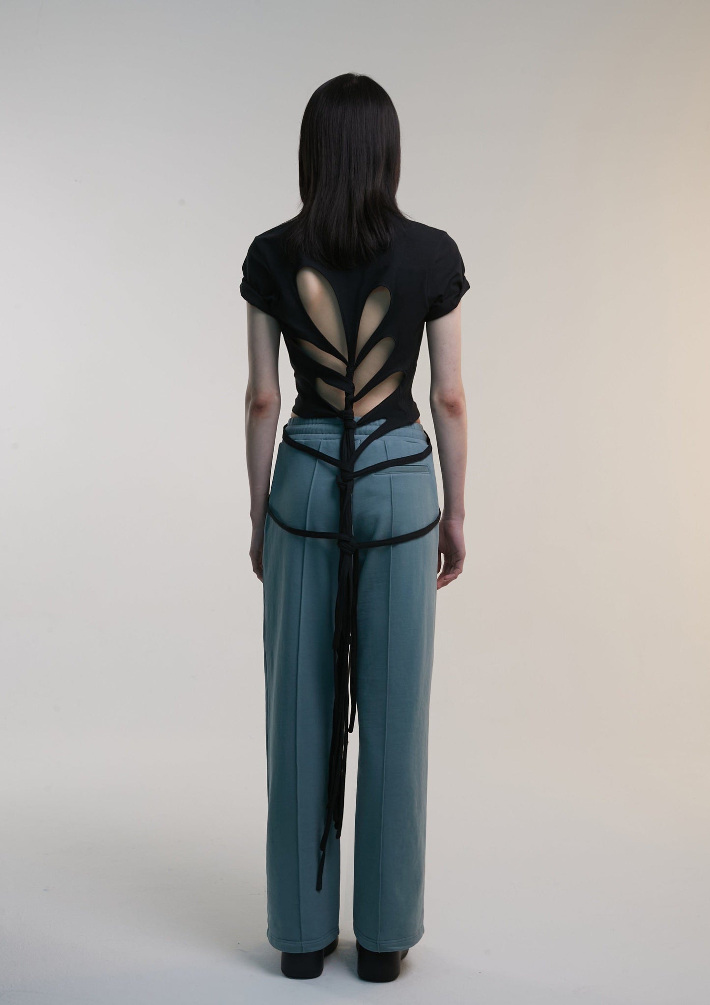 Knot Tee Black-Nibgnus-APOC STORE