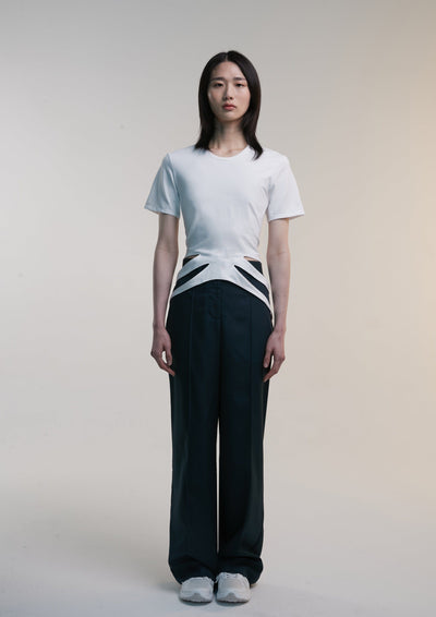 Knot Tee White-Nibgnus-APOC STORE