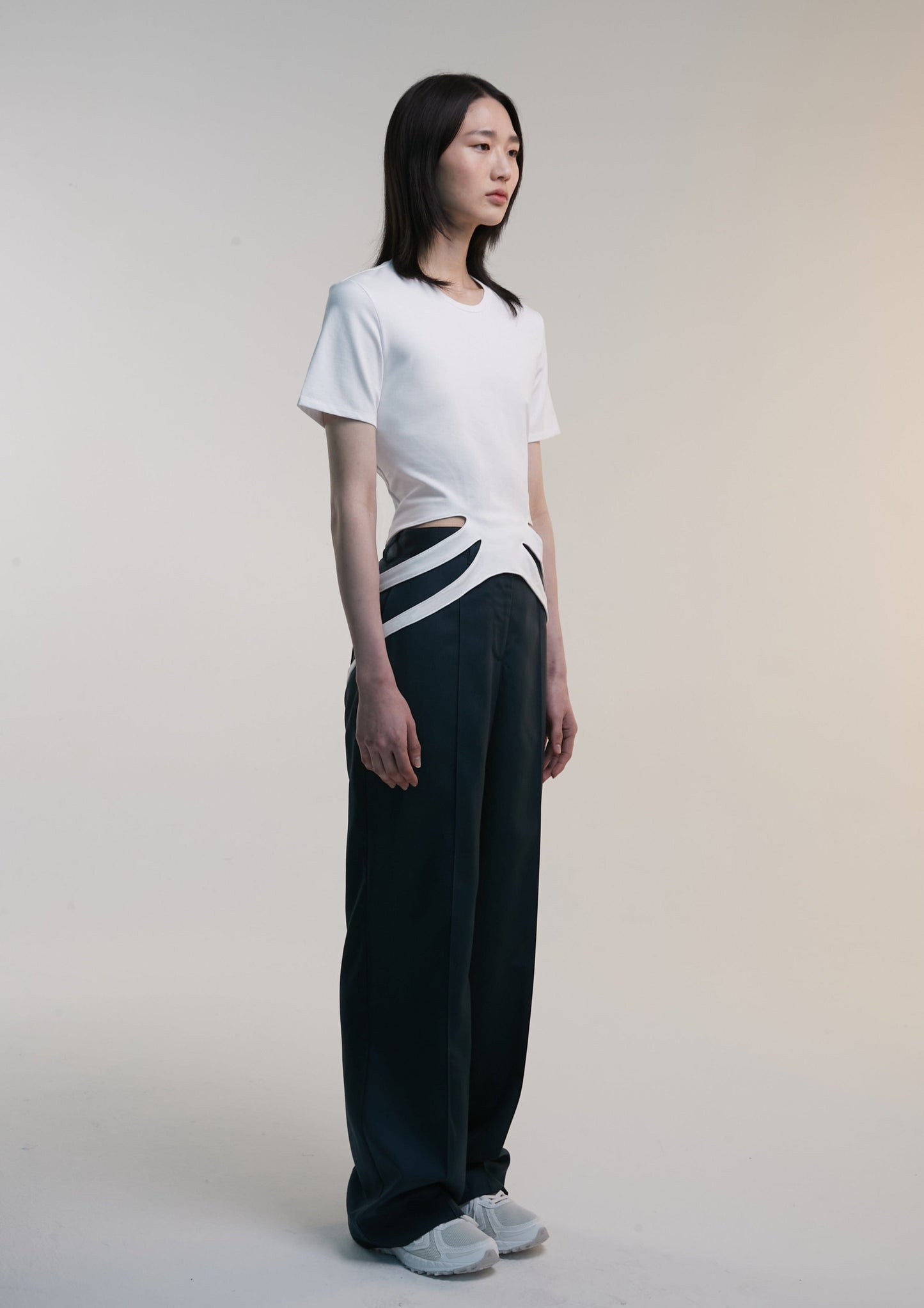 Knot Tee White-Nibgnus-APOC STORE