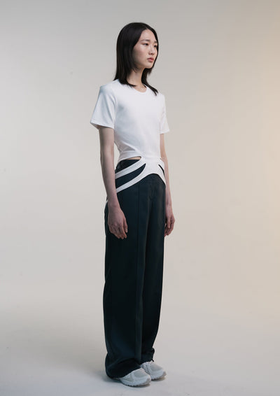 Knot Tee White-Nibgnus-APOC STORE