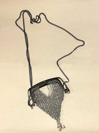 “Open my heart” knitted metal pouch-ssdslsns-APOC STORE