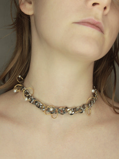 Orbiting Moons Necklace-Marland Backus-APOC STORE