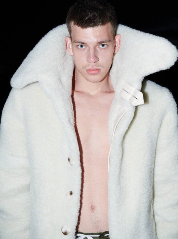White Wool Jacket-Anton Belinskiy-APOC STORE