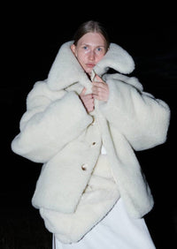 White Wool Jacket-Anton Belinskiy-APOC STORE