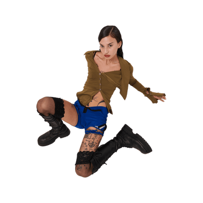 Micro Short - Blue-Karlaidlaw-APOC STORE