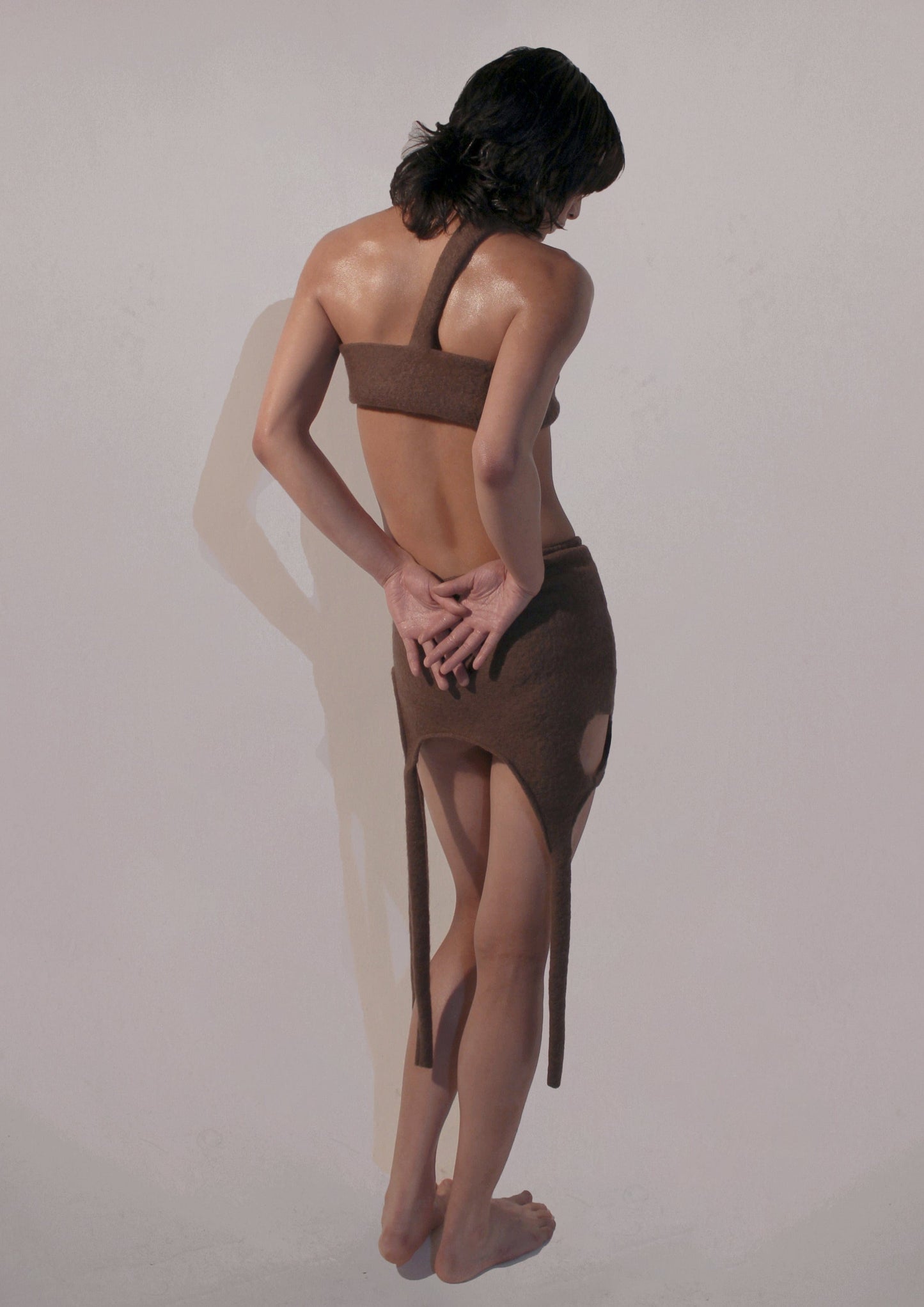 Asymmetrical Stone Skirt-Jules Bramley-APOC STORE