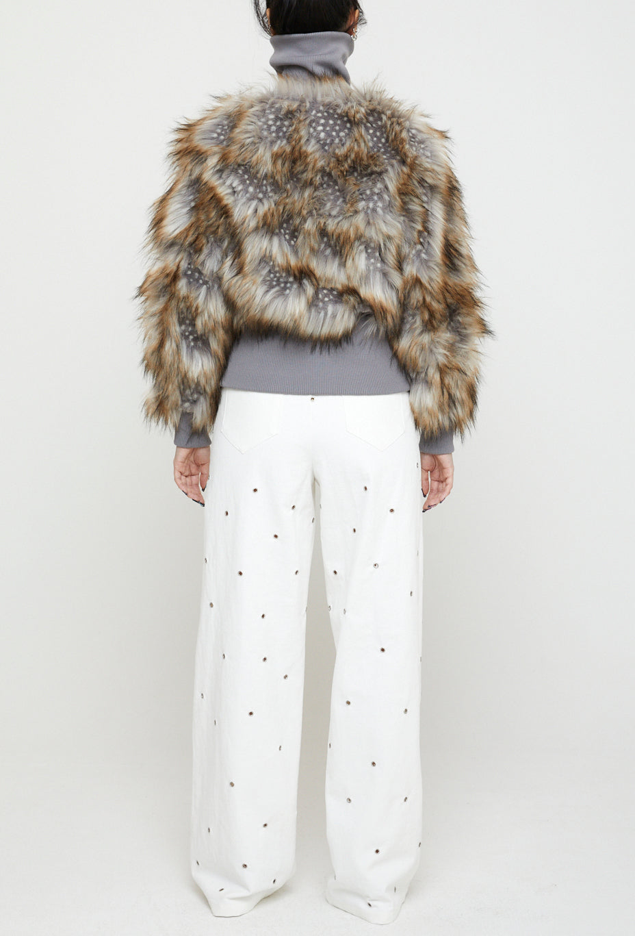 Shaved Fur Jacket-Nibgnus-APOC STORE