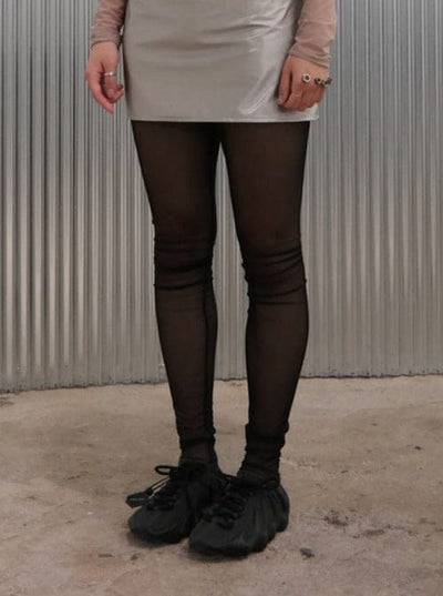 Black sheer leggings-Lalameemee-APOC STORE