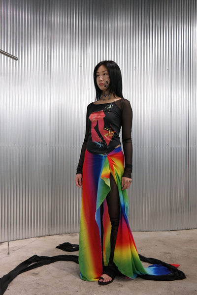 Black sheer leggings-Lalameemee-APOC STORE