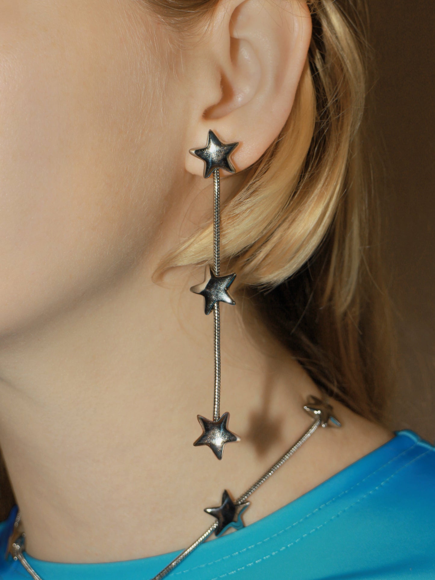 Shooting Star Earrings-Marland Backus-APOC STORE