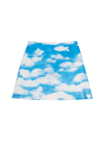 Lenticular Sky Mini Skirt-Leeann Huang-APOC STORE