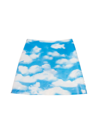 Lenticular Sky Mini Skirt-Leeann Huang-APOC STORE