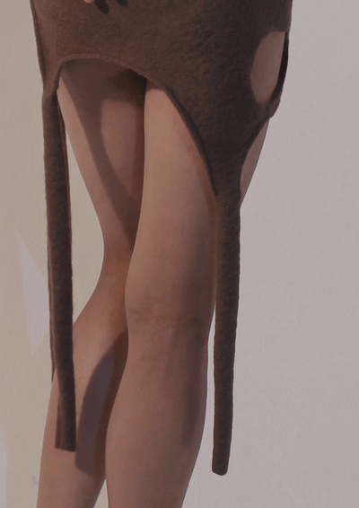Asymmetrical Stone Skirt-Jules Bramley-APOC STORE