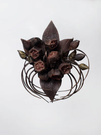 Small Bat Flower Earrings-Baggira-APOC STORE