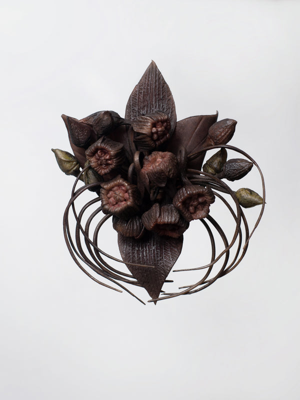 Small Bat Flower Earrings-Baggira-APOC STORE