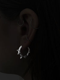 MEDIUM SPIKY HOOPS-Colombe d’Humieres-APOC STORE