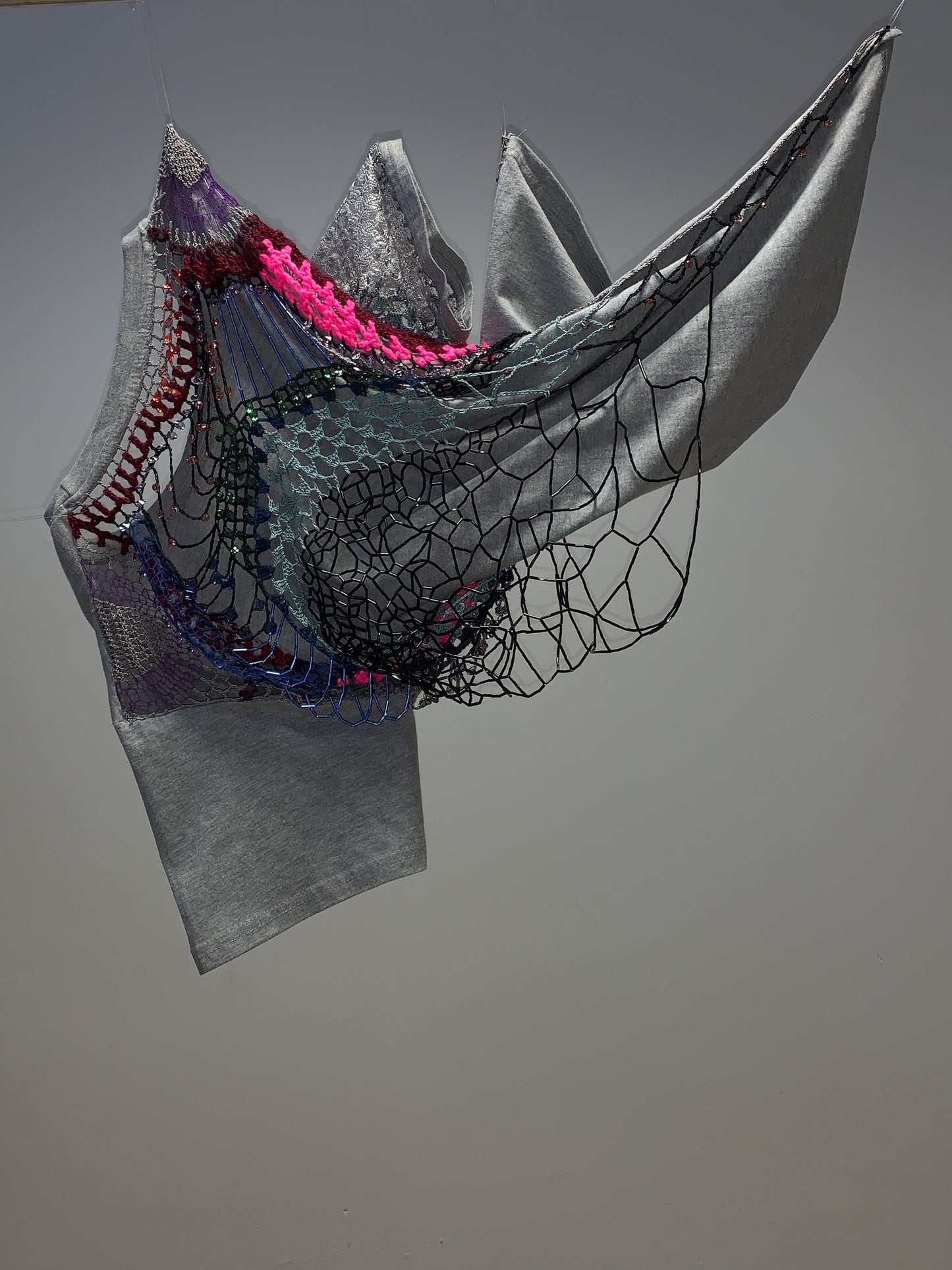 Dualism T-shirt Grey-Lou de Bètoly-APOC STORE