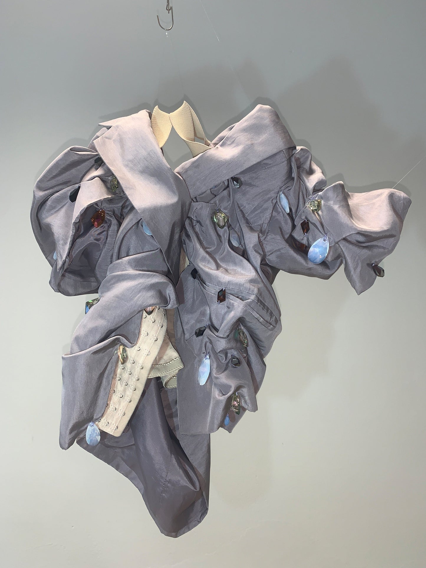 Draped Crystal Corset Jacket-Lou de Bètoly-APOC STORE