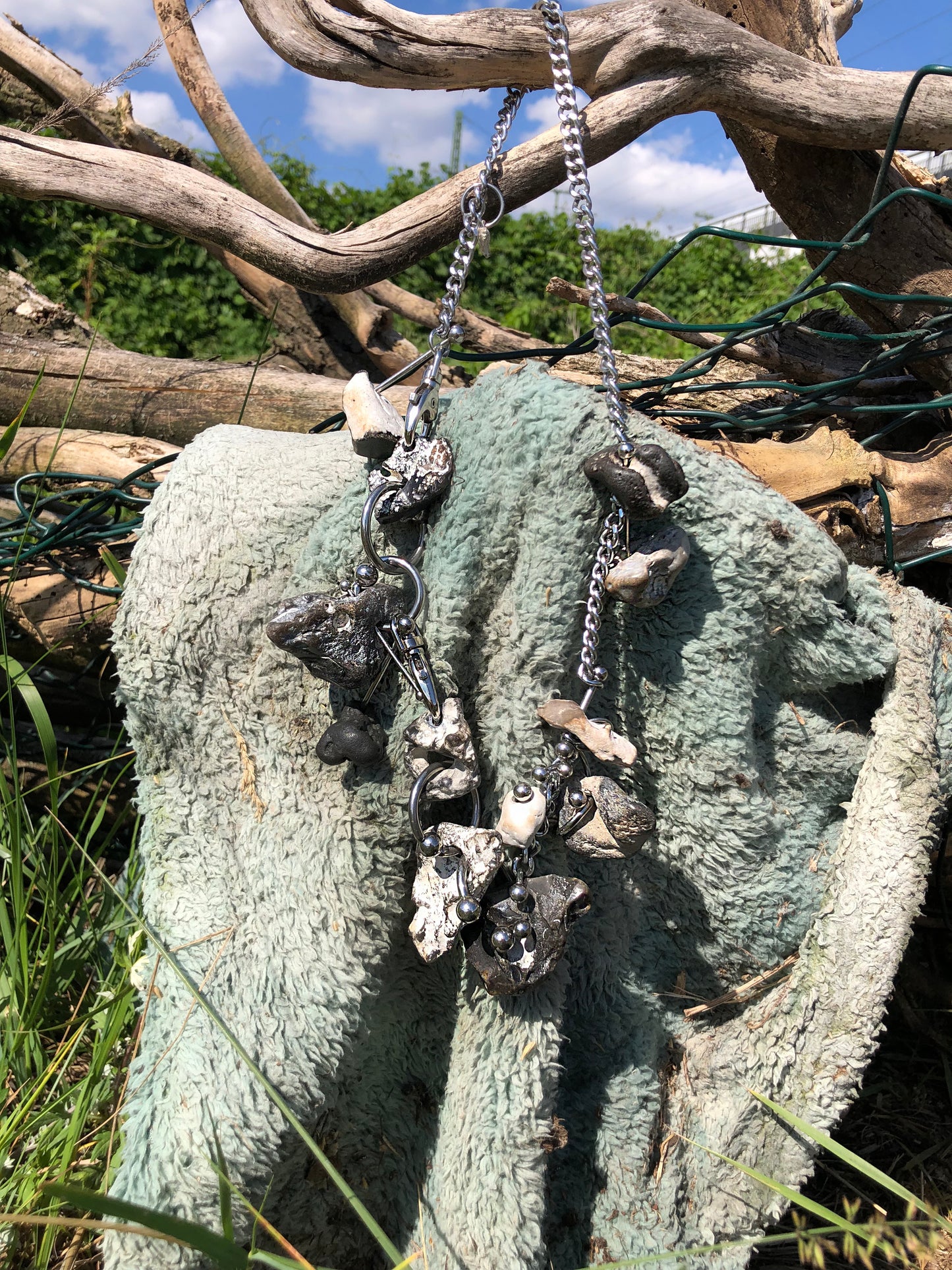 Chicken God is Punk Necklace-Corrina Goutos-APOC STORE