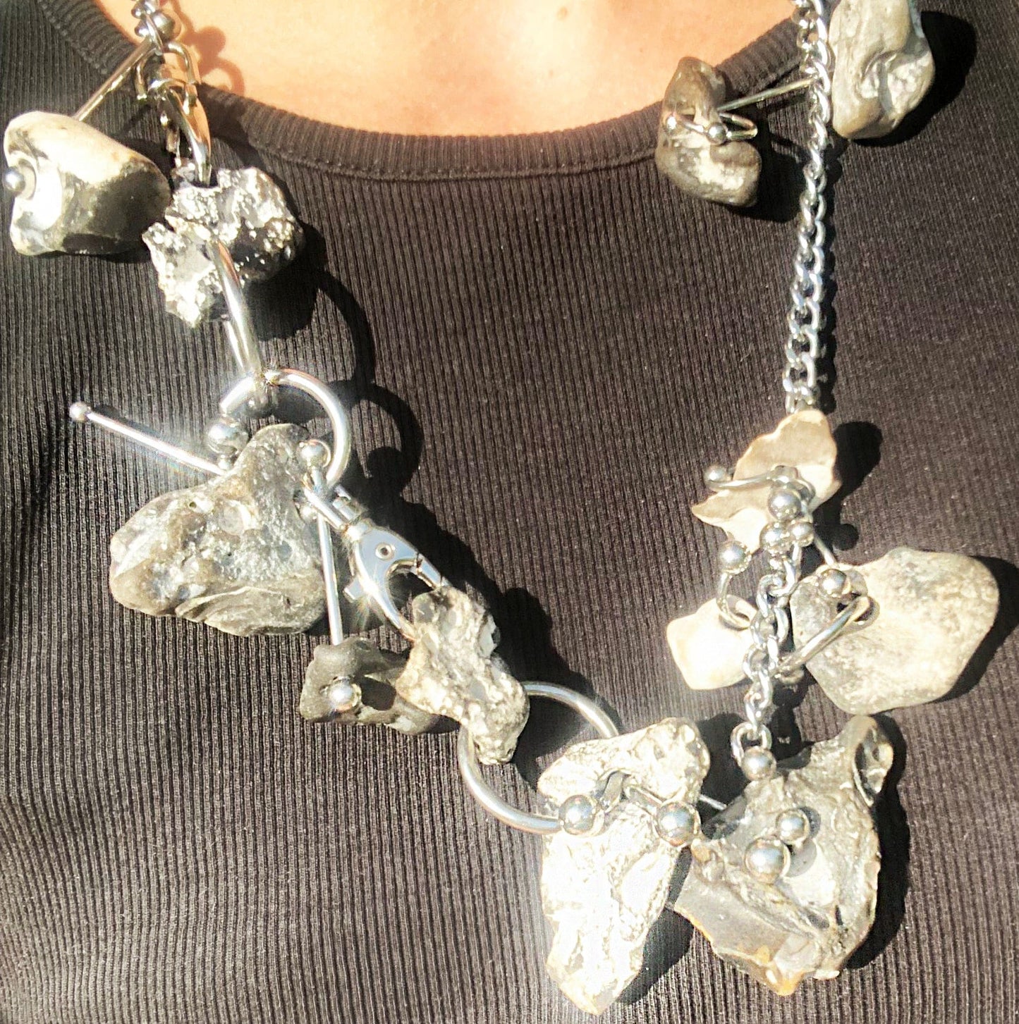 Chicken God is Punk Necklace-Corrina Goutos-APOC STORE