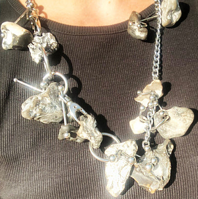 Chicken God is Punk Necklace-Corrina Goutos-APOC STORE