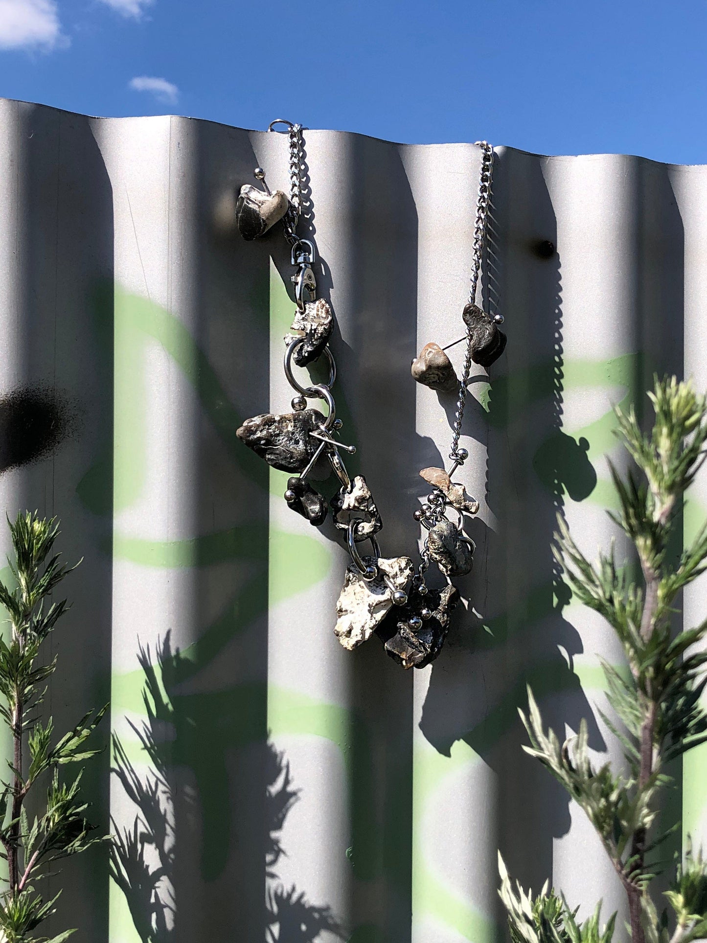 Chicken God is Punk Necklace-Corrina Goutos-APOC STORE