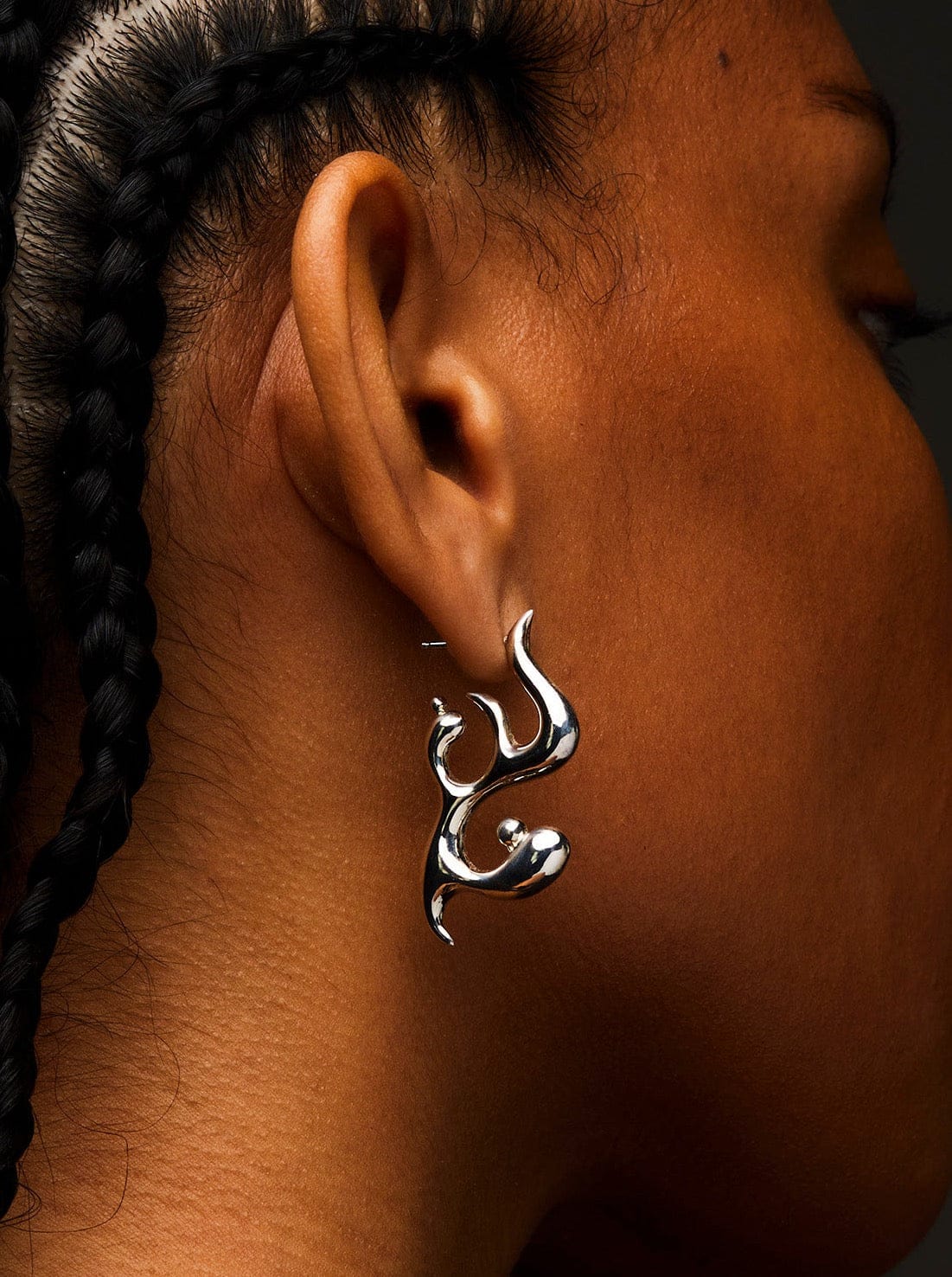 Succulent Flame Earrings-Hannah Jewett-APOC STORE