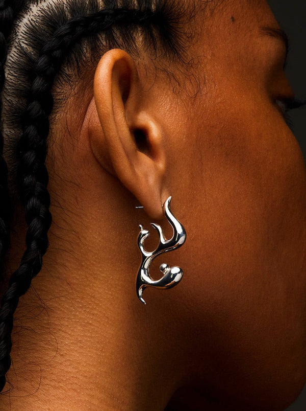 Succulent Flame Earrings-Hannah Jewett-APOC STORE