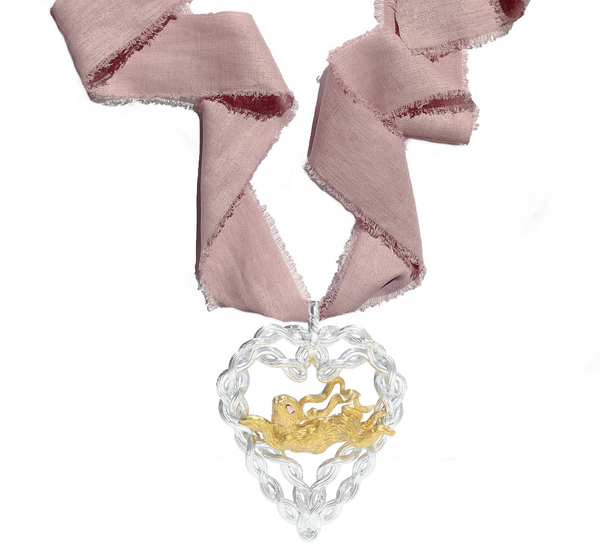 Lucky Rabbit Heart Necklace-Ancient Future-APOC STORE