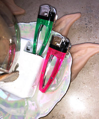 Neon Green Lighter Hair Clip-Corrina Goutos-APOC STORE