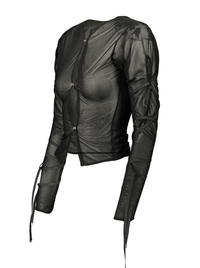 Sheer Pearl Cardigan Top-ISSA EAKIN-APOC STORE