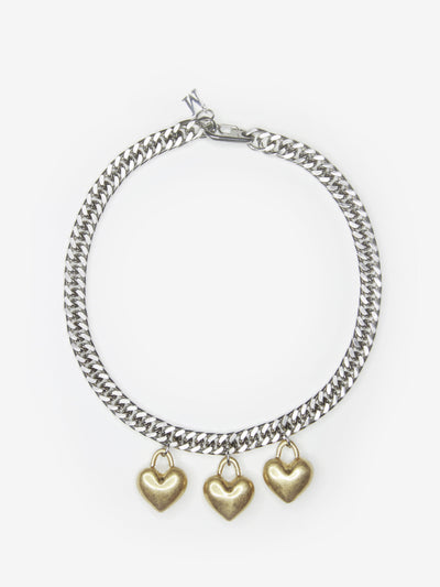 Triple Hearts Necklace-Marland Backus-APOC STORE