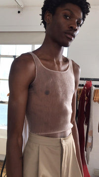 Monofilament tank top-Khanh Brice Nguyen-APOC STORE